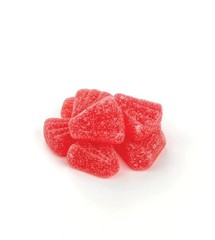 SweetGlob Pink Grapefruit Fruit Slice Gummy Wedges Candy Sweet & 1 Pound