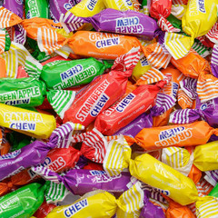 Fruit Chews Assorted Fruity Flavors, Classic Chewy Bulk Wrapped Candy (2 Pounds)