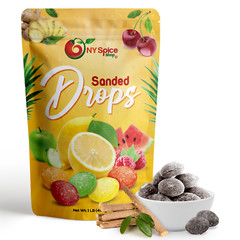 Sanded Licorice Drops – Licorice Hard Candy Drops – by NY Spice – FREE SHIP