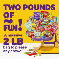 Individually Wrapped Candy Mix – Assorted Flavors – 2 LB Bag