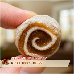 CINNAMON ROLL Salt Water Taffy Candy – TAFFY TOWN – Varied BAG – SHIPS FREE