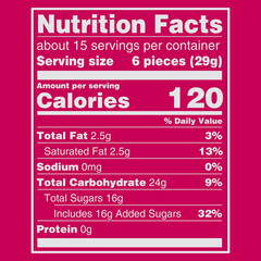 FaveREDS Fruit Chews Candy, Chewy Candy, 15.6 oz Sharing Size Bag
