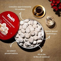 David’s Butter Pecan Meltaways – All-Natural Ingredients
