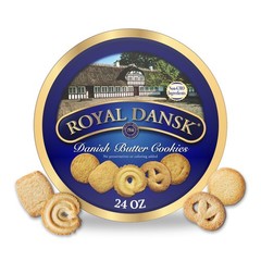 Royal Dansk Danish Butter Cookies, Premium 24 Ounce (Pack of 1), blue