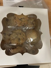 Chocolate chip cookies. Made To Order. 2 Dozen. Sealed For Freshness.