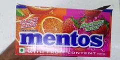 Mentos Strawberry FlavorCandy Stick Pack BreathMints Pack Of 18 + Free Shipping