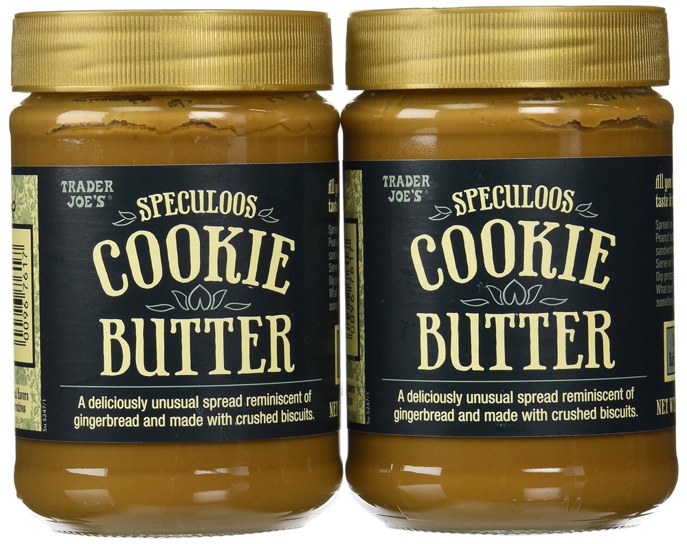 Trader Joe’s Cookie Butter Speculoos 2 Pack 14.1 Oz Gingerbread Crushed biscuits
