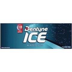 Dentyne Ice Winter Chill Sugar Free Gum 16 Count Pack 144 Total Pieces