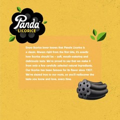Panda ® | Natural Soft Original Licorice | Pure 7 Ounce (Pack of 4), Black