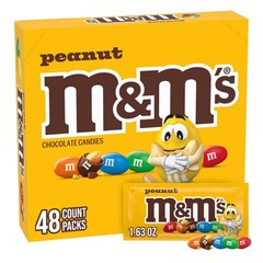 Full Size Peanut Milk Chocolate Candy Bulk Pack, 1.74 oz, 48 ct Box