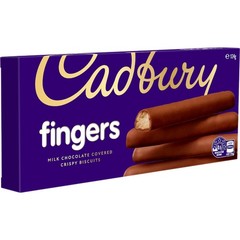 Cadbury Milk Chocolate Fingers Biscuits 124g