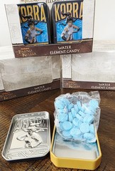 Legend of Korra Water Elemental, Candy Blue Raspberry: 3 Store Displays 10 Tins!