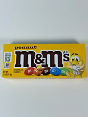 M&M’S Peanut Chocolate Candy 3.1 oz Movie Theater Box