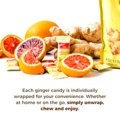 Prince of Peace Ginger Chews with Blood Orange 4 oz ( Pack of 12 )~9/24/2025