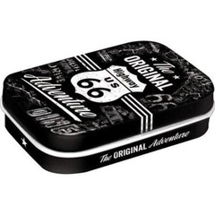 Nostalgic-Art – Small Retro Tin Pill Box with Mint Candy – US Highway 66