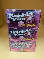 Bubble Yum Original Bubble Gum 12 Pack Bulk Box 120 Pieces Total New Sealed Case