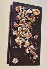 Belgium 70% Dark Chocolate Bar with Walnuts 100g