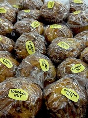 Banana Nut Muffins -4 Count Jumbo – Individually Wrapped