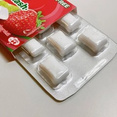 Dentyne Splash Sugar Free Gum Strawberry Lime Flavor 13.3 g Pack of 16