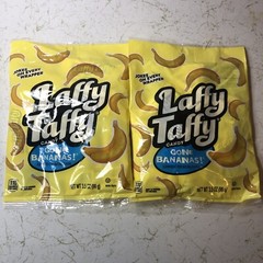 LAFFY TAFFY GONE BANANAS Limited Edition Chewy Candy X 2 Bags
