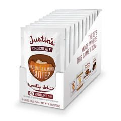 Chocolate Hazelnut & Almond Butter Squeeze Pack, Organic Cocoa, Gluten-Free, Res