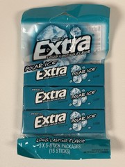 🍭 Extra Polar Ice Sugar Free Gum 3 Pack FRESH – Comb.SHIP +$1/ea