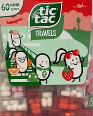 TIC TAC Box STRAWBERRY MIX with 60 Mini Boxes (each 3.9 GRAMS), SET of 16 BOXES