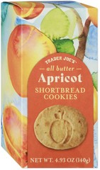 Trader Joe’s 4.93 oz. All Butter APRICOT Shortbread Cookies ** BB 6/2027 **
