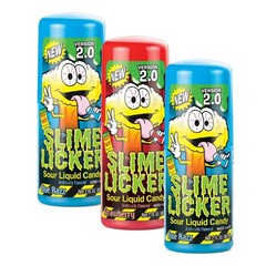 Sour Liquid Candy 3 Pack – Toxic Waste Slime Licker 2.0, Strawberry Razz & Blue