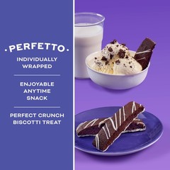 Nonni’s Cookies & Crème Biscotti, Rich Dark Cocoa Cookie with Vanilla Icing, …