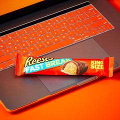 FAST BREAK Peanut Butter Nougat King Size, Candy Bars, 3.5 Oz (18 Count)