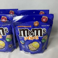 M&Ms Pop’d Caramel Chocolate Candies Crunchy Freeze Dried 5.5oz Sealed Lot of 4