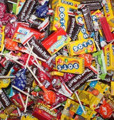 BULK CANDY LOT – Box Dimensions = 12″ x 12″ x 6″ ( 8 – 12 pounds per Lot )