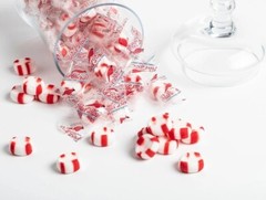 Red Bird Soft Mint Peppermint Puffs, Bulk & Delicious Hard Candy (2 Pounds)