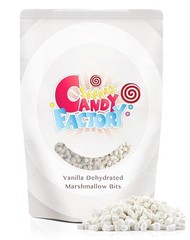Mini Dehydrated Marshmallow Bits Vanilla 1lb Resealable Bag Topping