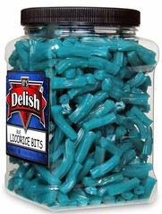 Blue Blueberry Licorice Bits by Its Delish, 2.5 LBS (40 Oz) Jumbo Container…