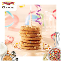 Charleston Birthday Cake Cookies, 8 Soft Baked Cookies, 8.6 oz. Bag