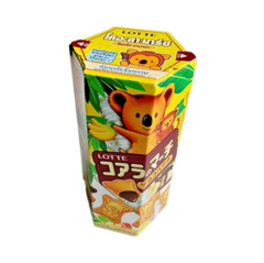 6x 37 g Lotte Koala’s March CHOCO BANANA Biscuits Cookie Snack