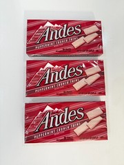 Andes Peppermint Crunch Thins Bundle of 3 Packs NEW Sealed