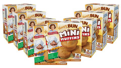 Mini Muffin Variety Pack, Birthday Cake, Blueberry, Chocolate Chip (2 Boxes Each