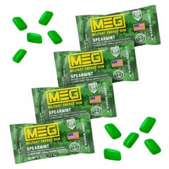 MEG – Military Energy Gum | 100mg of Caffeine Per Piece + Increase +…