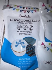 Milk Chocolate + Vanilla Flavored Candy Wafers Discs Melts Chocodrizzler Bags