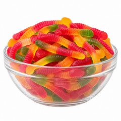 Gummy Worms Candy Assorted | 16 oz (1 LB) Bag of Gummies | Bulk Candy