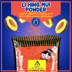 Asia Trans Li Hing Mui Crack Seed Plum Powder | 5 Ounce (Pack of 1), Red