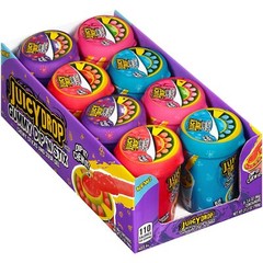 Juicy Drop Gummy Dip ‘N Stix, Sweet Gummy Sticks w Sour Dipping Gel, 8 Pack