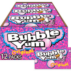 Original Flavor Chewy, Bubble Gum Packs, 2.82 Oz (12 Count)