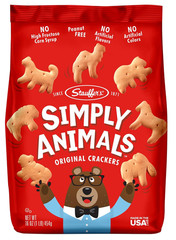 STAUFFERS Simply Animals Original Crackers – 16Oz Bag – Animal-Shaped Snacks wit