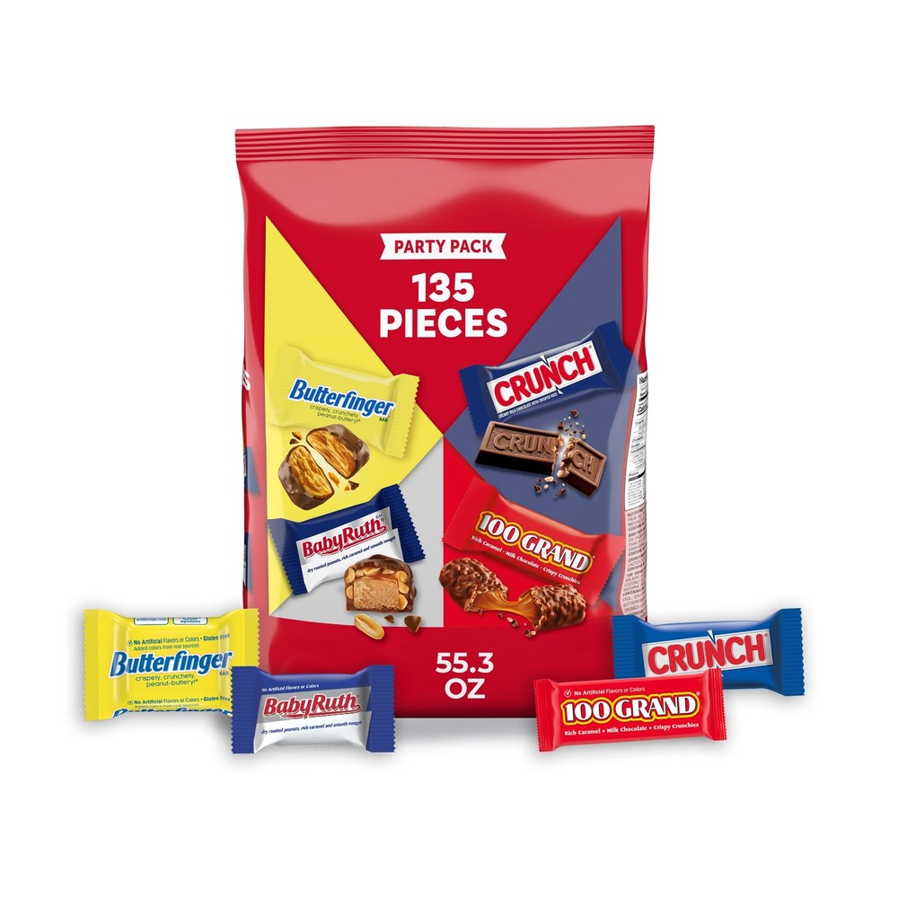 Assorted Butterfinger, Crunch, and Baby Ruth 1 Count (Pack of 1),