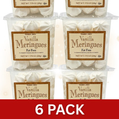 Trader Joe’s Vanilla Meringues 7.75oz (6 Pack) Fat Free Sweet Crisp Cookies
