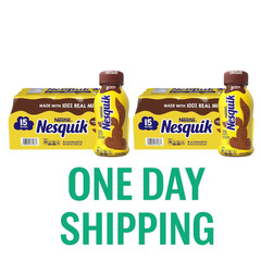 2 Pack Nesquik Chocolate Milk Beverage 8 fl. oz., 15 pk.